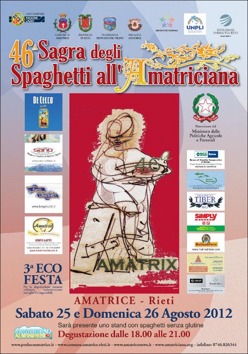 46^ Sagra amatriciana manifesto