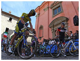 Partita da Amatrice la quinta tappa della Tirreno-Adriatico