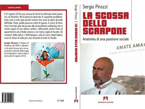 La Scossa dello Scarpone, Sergio Pirozzi presenta il suo libro
