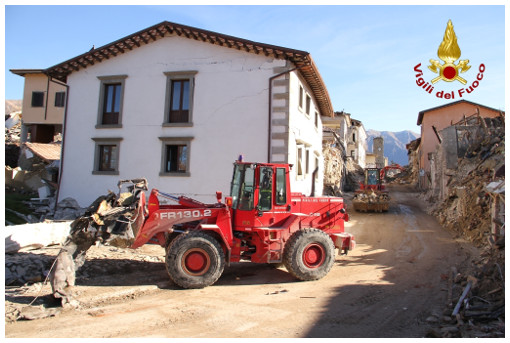 Regione: lunedì parte la rimozione delle macerie nel centro storico di Amatrice