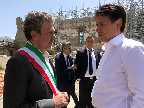 Ricostruzione, il sindaco di Amatrice Palombini fa il punto della situazione dopo i vertici con Conte, Crimi e tutti i sindaci del cratere sismico Ricostruzione, il sindaco di Amatrice Palombini fa il punto della situazione dopo i vertici con Conte, Crimi e tutti i sindaci del cratere sismico