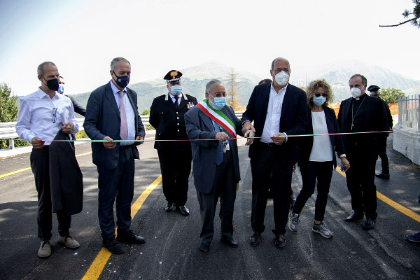 Posata la prima pietra del Centro di Formazione Professionale Alberghiero di Amatrice