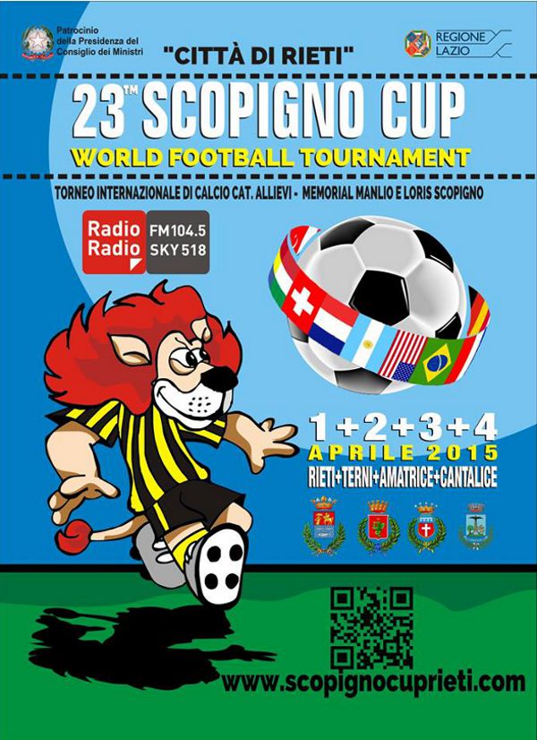Scopigno Cup  23^ edizione dal 1 al 4 Aprile 2015