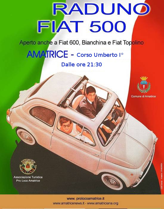 Ad Amatrice - Raduno FIAT 500 -