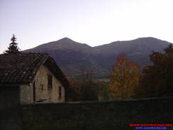 Scorcio dei monti della Laga da Amatrice