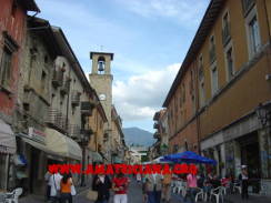Corso Umberto I� Amatrice ad Agosto&nbsp;10
