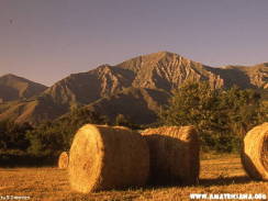 Tramonto sui monti della Laga