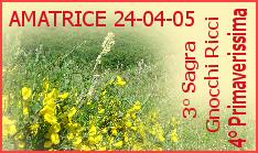 Primaverissima 2005, 24/04/2004 ad Amatrice.