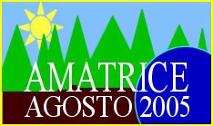 Agosto 2005 ad Amatrice