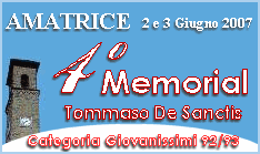 4� Memorial Tommaso De Sanctis