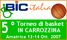 Amatrice 13-14 Ott  5� torneo di basket in carrozina