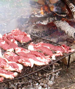 Braciole di pecora al guanciale.
