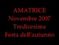 AMATRICE Festa dell'autunno 2007